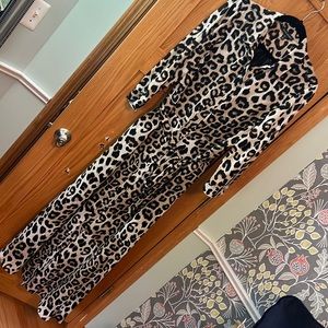 Banana Republic skin print maxi dress